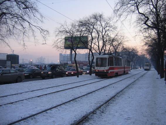 Лиговский проспект, трамвай, бульвар, пути, рельсы