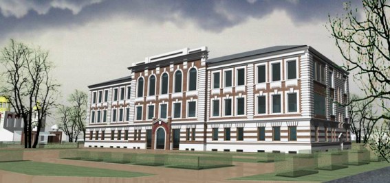 Проект воссоздания училищного здания, дома земского училища, 333-й школы