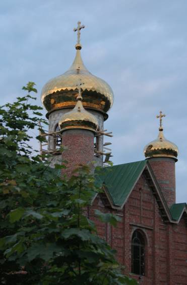 Церковь, храм во имя иконы Взыскание погибших, поселок Невская Дубровка