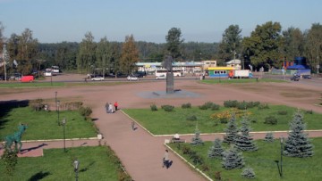 Кировск Ленинградской области, Центральная площадь, Ленин