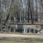 Лопухинский сад, пруд, мост