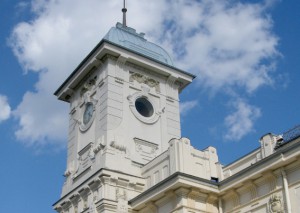 Демонтированные часы на Витебском вокзале