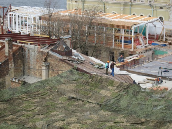 Реконструкция особняка Кушелева-Безбородко, снос