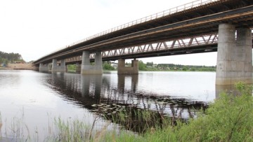 Мост через реку Паша на трассе Кола после реконструкции