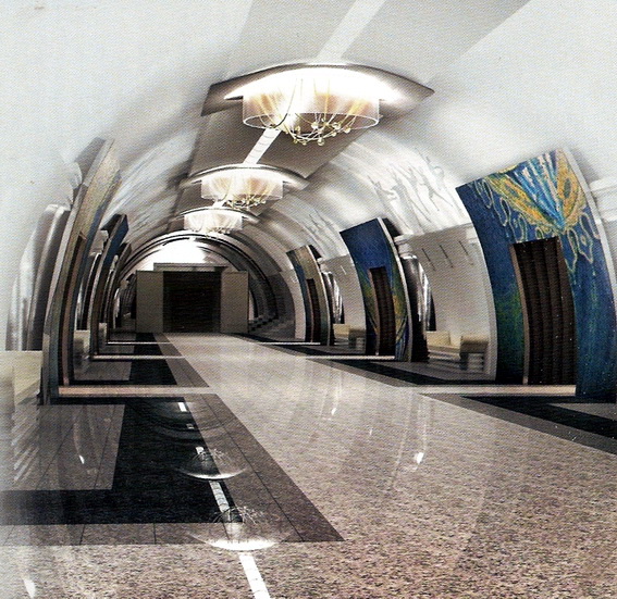 Станция метро Театральная, проект
