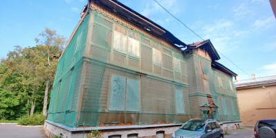 Пушкин, деревянный флигель дома Кучумовых, Пушкинская улица, 18