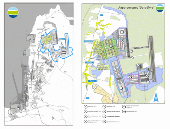План грузового аэропорта в Усть-Луге