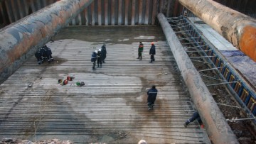 Строительство Пироговского тоннеля на Пироговской набережной