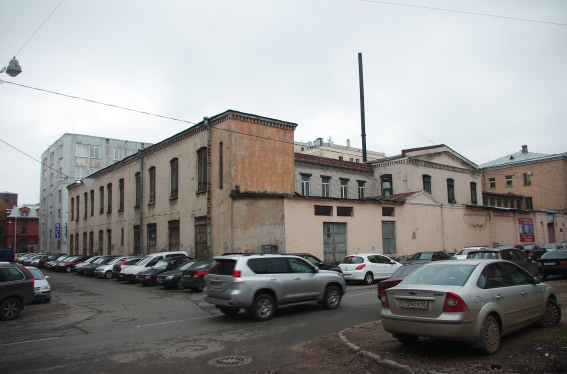 Здания на углу улицы Смолячкова и Зеленкова переулка