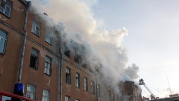 Пожар в Подъездном переулке, 13, общежитие