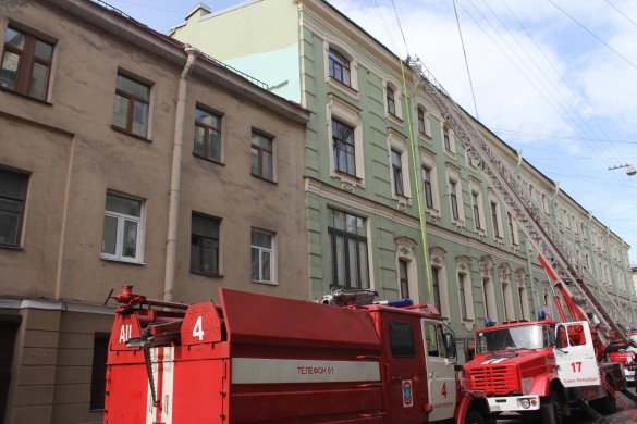 Пожар на Казанской улице
