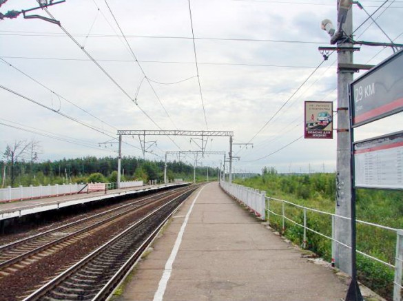 Платформа 29-й км в Колпинском районе