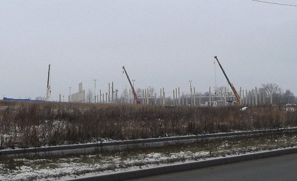 Строительство гипермаркета К-руока в Петергофе