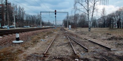 Коломяжский проспект, железная дорога к Приморской овощебазе