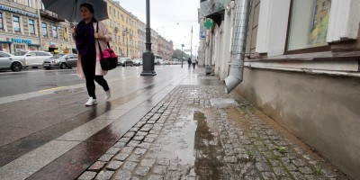 Московский проспект, тротуар