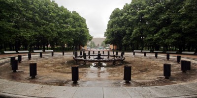 Московский парк Победы, фонтан Венок славы