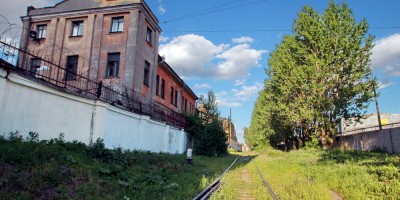Железная дорога между улицами Шкапина и Розенштейна