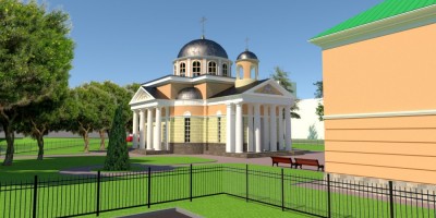 Улица Солдата Корзуна, проект церкви Иоанна Русского, храм