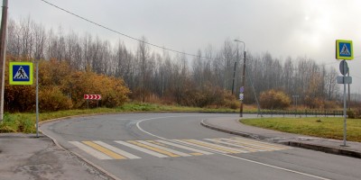 Петергоф, угол Университетского проспекта и улицы Шахматова