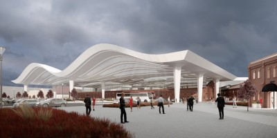 Лиговский проспект, проект нового вокзала, навес