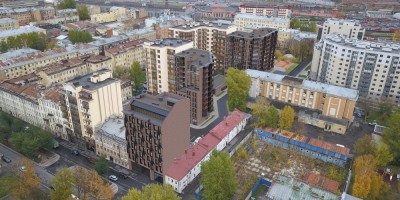 Улица Черняховского, 21, проект жилого дома, вид сверху