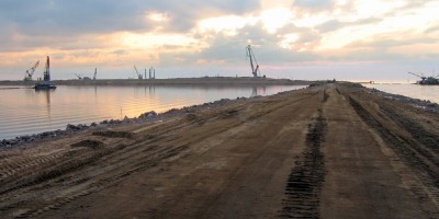 Васильевский остров, намыв, Финский залив, Морской пассажирский порт, терминал