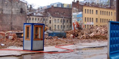 Невский проспект, дом 116, снос, будка