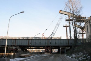 Американский мост, строительство, реконструкция
