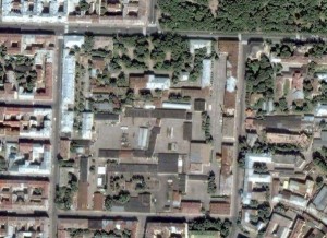 Казармы Преображенского полка с космоса, Google, Парадный квартал