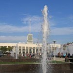 Площадь Ленина, фонтаны