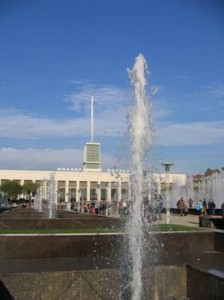 Площадь Ленина, фонтаны