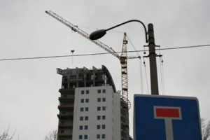 Строительство биржи на Васильевском острове