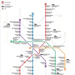 Схема линий Петербургского метрополитена
