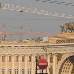 Дворцовая площадь, надстройка Главного штаба