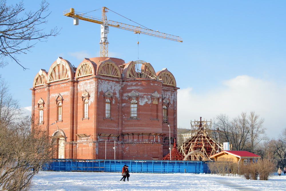 Пушкин, воссоздание Екатерининского собора
