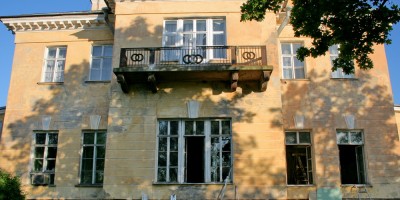 Усадьба Строгановых Марьино, задний фасад
