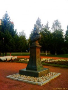 Памятник Александра Меншикову в городе Колпино