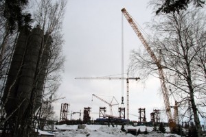 Стадион имени Кирова на Крестовском острове, строящийся для Зенита, Газпром-арена