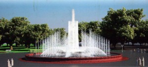 Проект фонтана в Приморском парке Победы