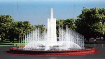 Проект фонтана в Приморском парке Победы