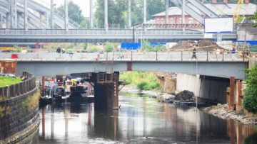 Строительство Днепропетровского моста
