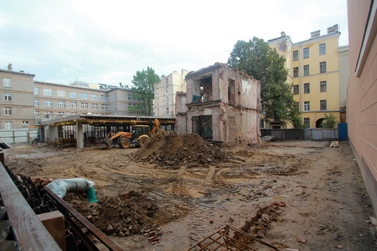 Дом Ленина после сноса