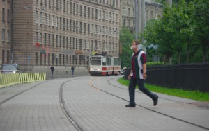 Трамвайная полоса на Кронверкском проспекте