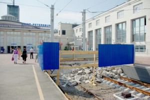 Реконструкция перронов Финляндского вокзала