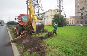 Бульвар на улице Новостроек