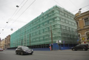 Строительство торгово-офисного центра, Литейный проспект, 26