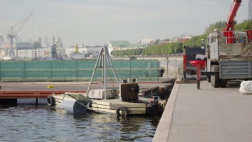 Подготовка к строительству Ново-Адмиралтейского моста