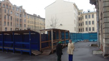 Место строительства церкви Ксении Блаженной на Лахтинской улице