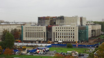 Строительство РНБ на Варшавской