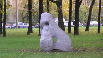 Малоохтинский парк, скульптуры